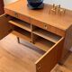 Vintage Scandinavian oak sideboard "Stina"