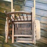 Old children's cart stroller