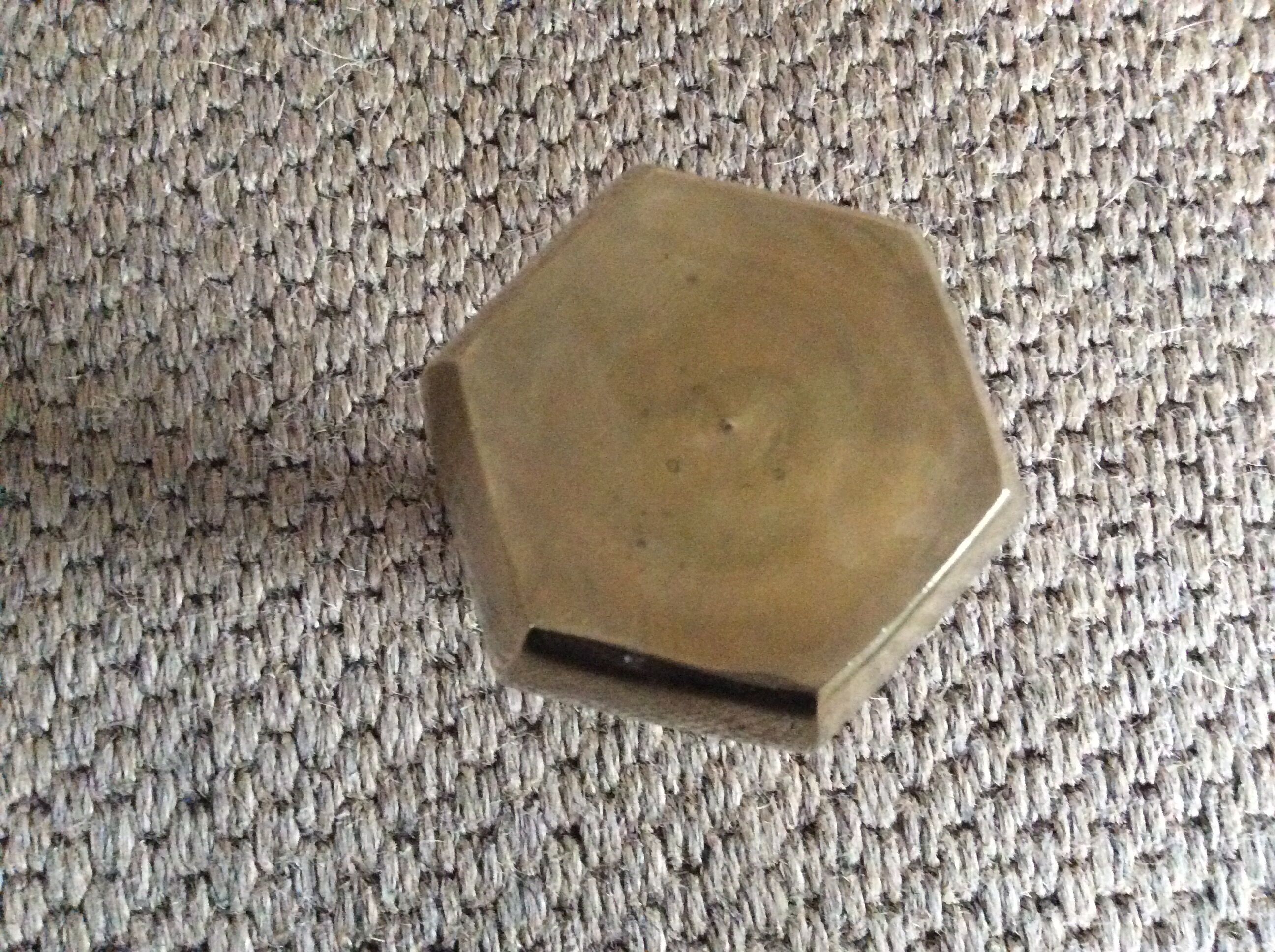 Brass candle holder