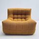 Yellow bouclé comfy Living room set