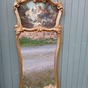 Antique trumeau mirror