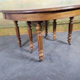 Louis Philippe round extending table
