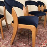 Set of 4 chairs Baumann model "gondola"