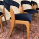 Set of 4 chairs Baumann model "gondola"