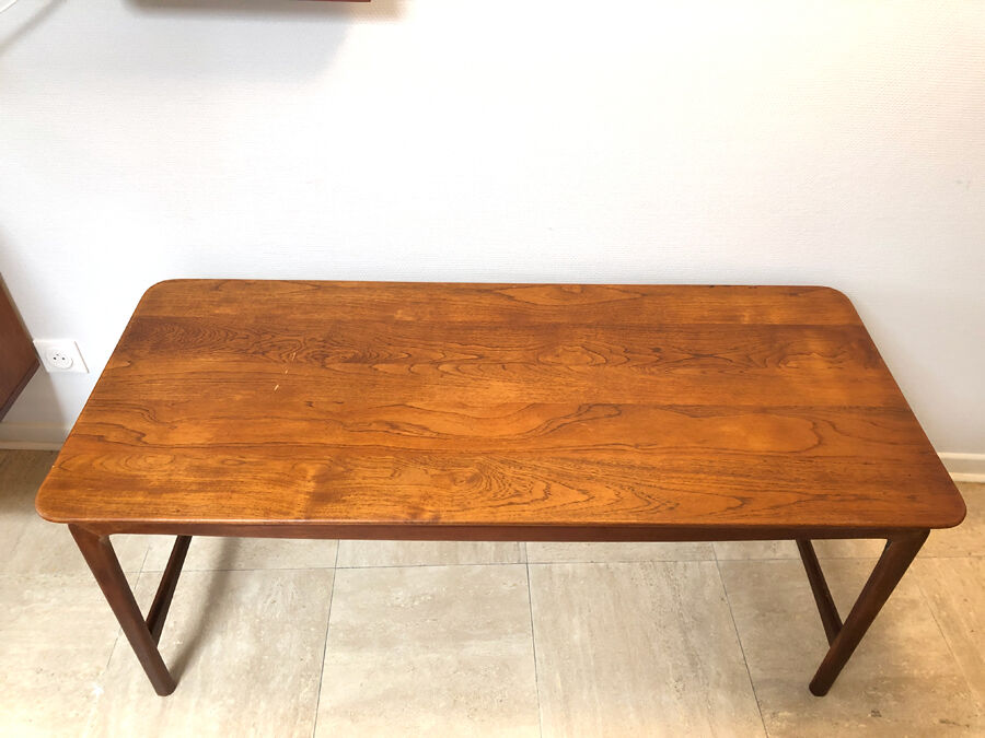 Scandinavian teak coffee table, 1950