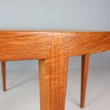 Teak Round Severin Hansen Coffee Table for Haslev Mobelfabrik by Bovenkamp
