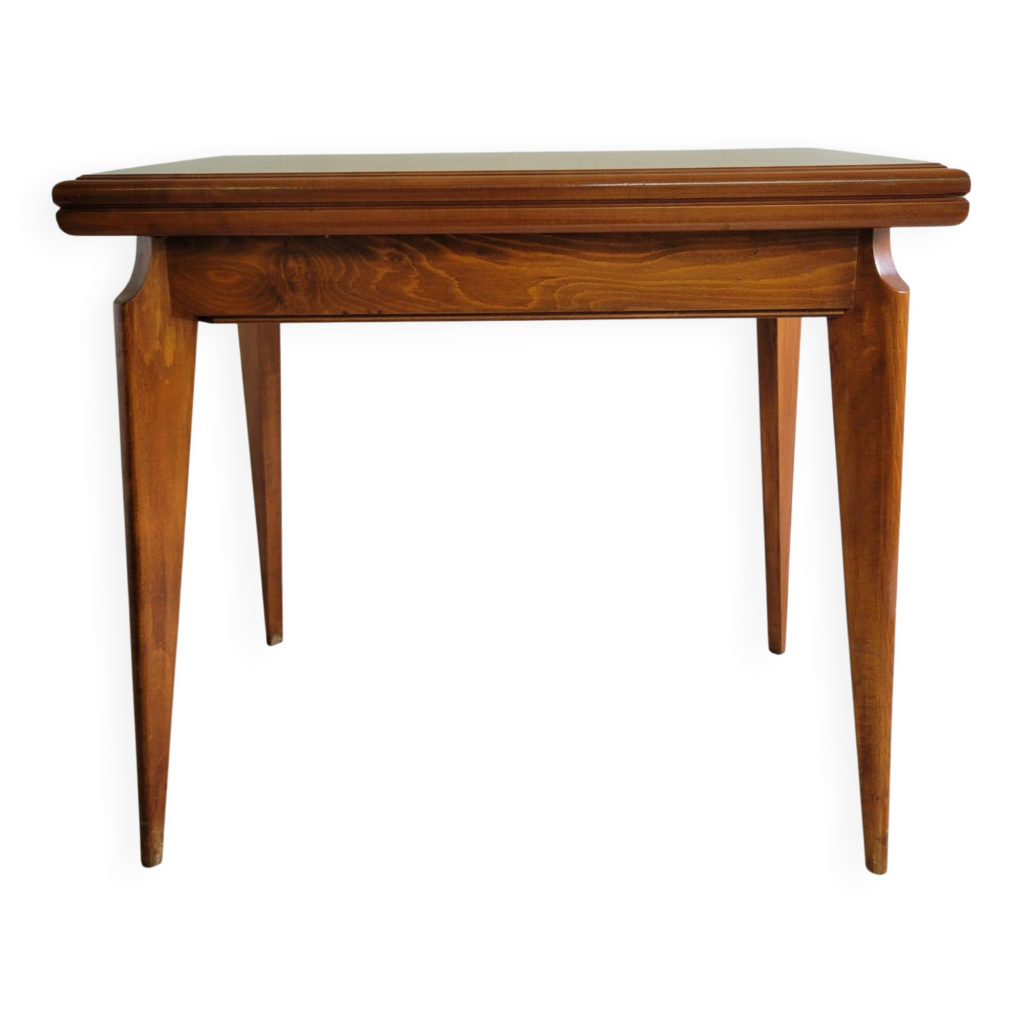 Mid-century Scandinavian compass leg coffee table