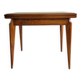 Mid-century Scandinavian compass leg coffee table