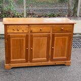 Scandinavian wardrobe in solid pine from the 1980s.