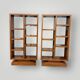 Pair of Art Deco style bookshelves in rosewood veneer - é