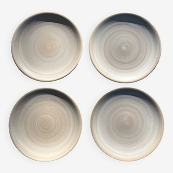 4 small Niderviller plates, Pierre model