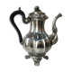 Louis XV-style silver metal cafeteria