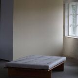 Modern Danish daybed, reupholstered, made of pine, by Nyt i Bo, 1970s.