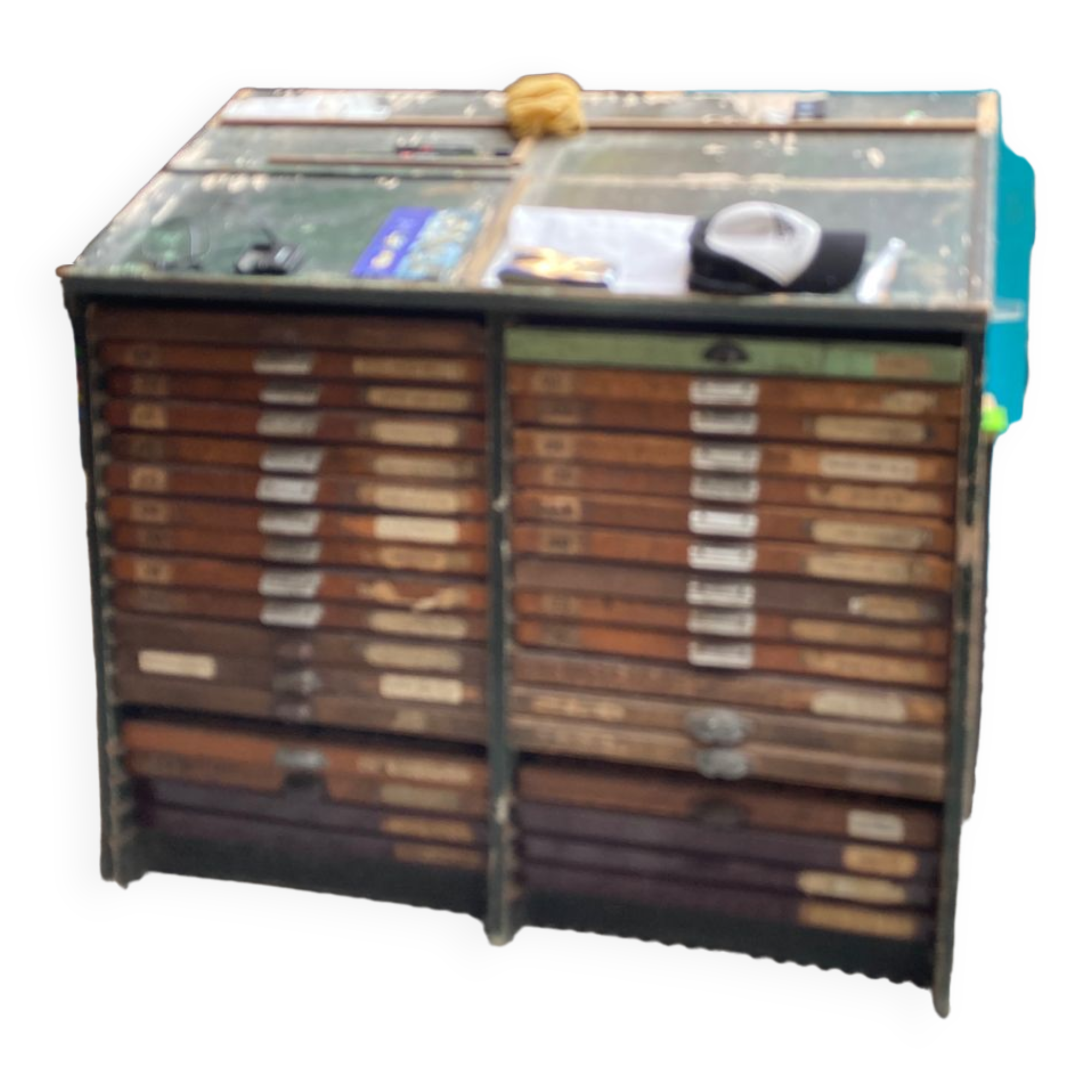 Meuble imprimerie ancien