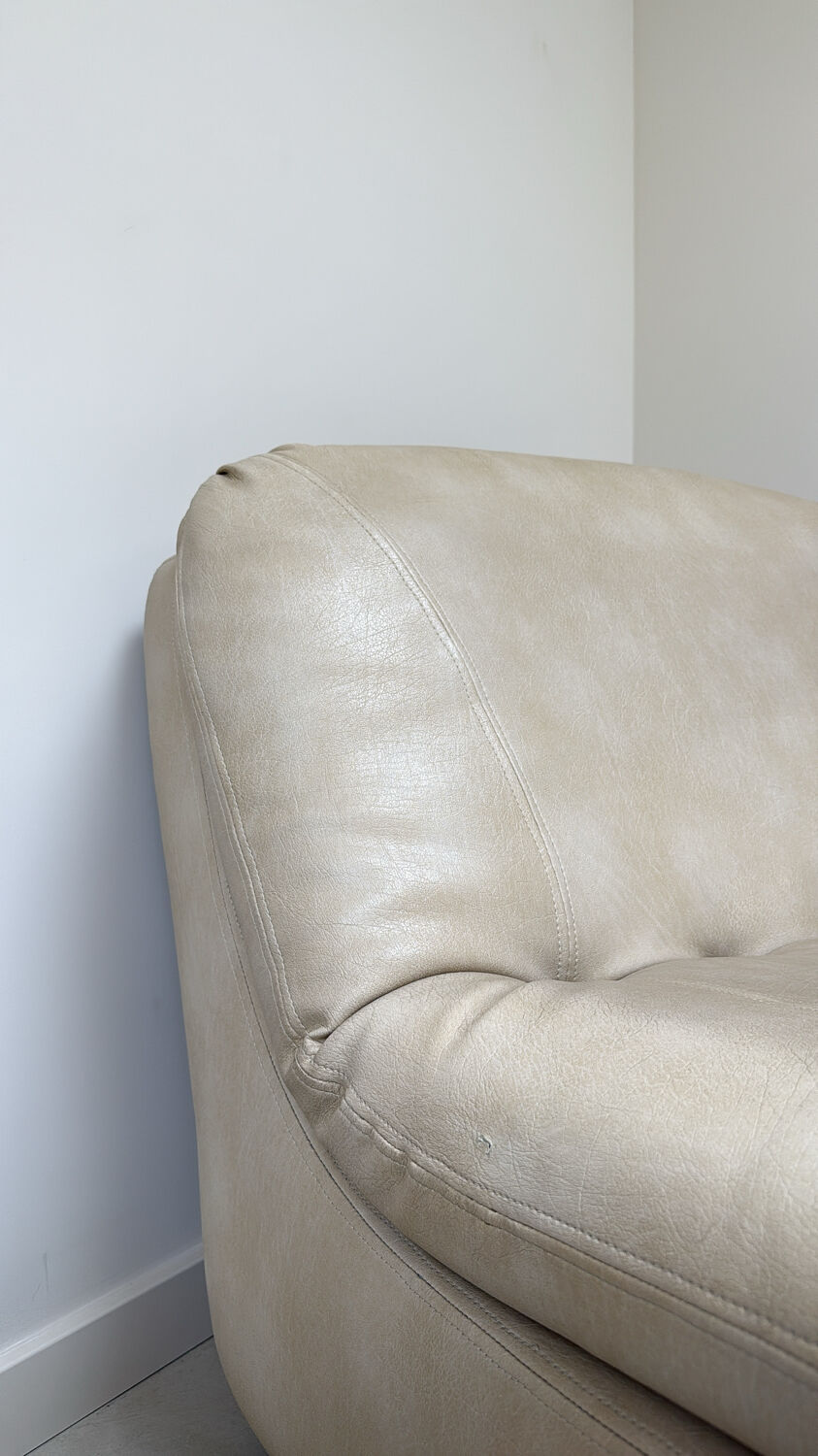 Set of two imitation leather armchairs by Jo Otterpohl for COR