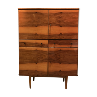 Bookcase, Commode, Bar, Bydgoskie Fabryki Mebli, 1970 Poland