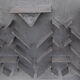 Iron flower iron fireplace plate art foundry never laid