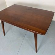 Table à manger extensible vintage de style scandinave en teck par Louis Van Teeffelen pour Wébé, 1950s