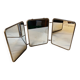 Vintage barber triptych mirror