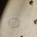 Pair of Scandinavian teak and skai chairs