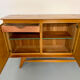Vintage French modernist sideboard in oak, 1950s design.