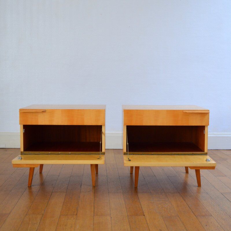 Pair of nightstands vintage 1960 vintage