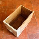 Solid wood sideboard with drawers.