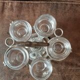 Glass tealight holder