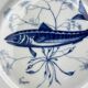 Service of 6 stylised fish dinner plates – Jammet Seignolles