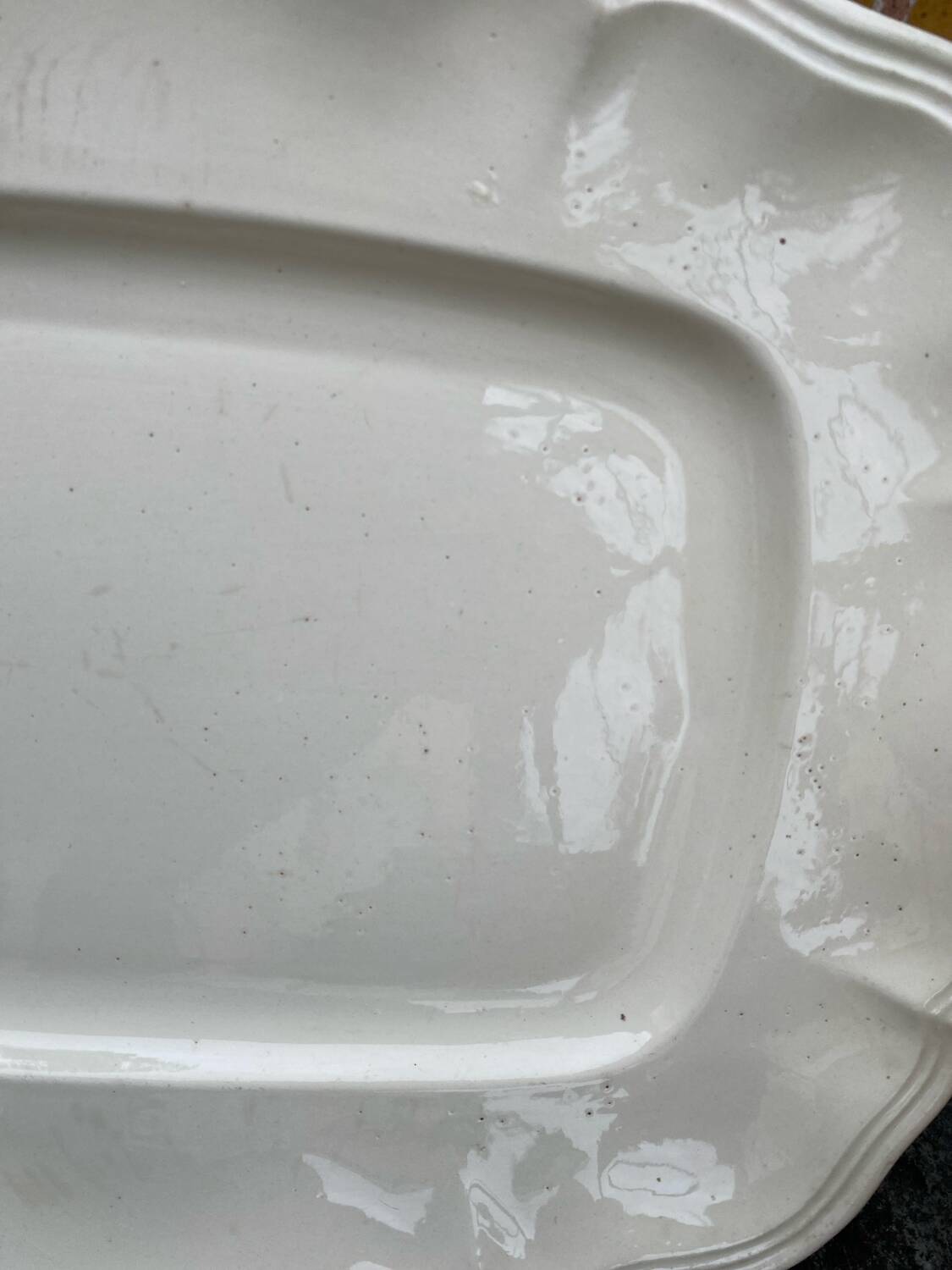 Sarreguemines presentation plates serving dish, Jeanne d'Arc livin