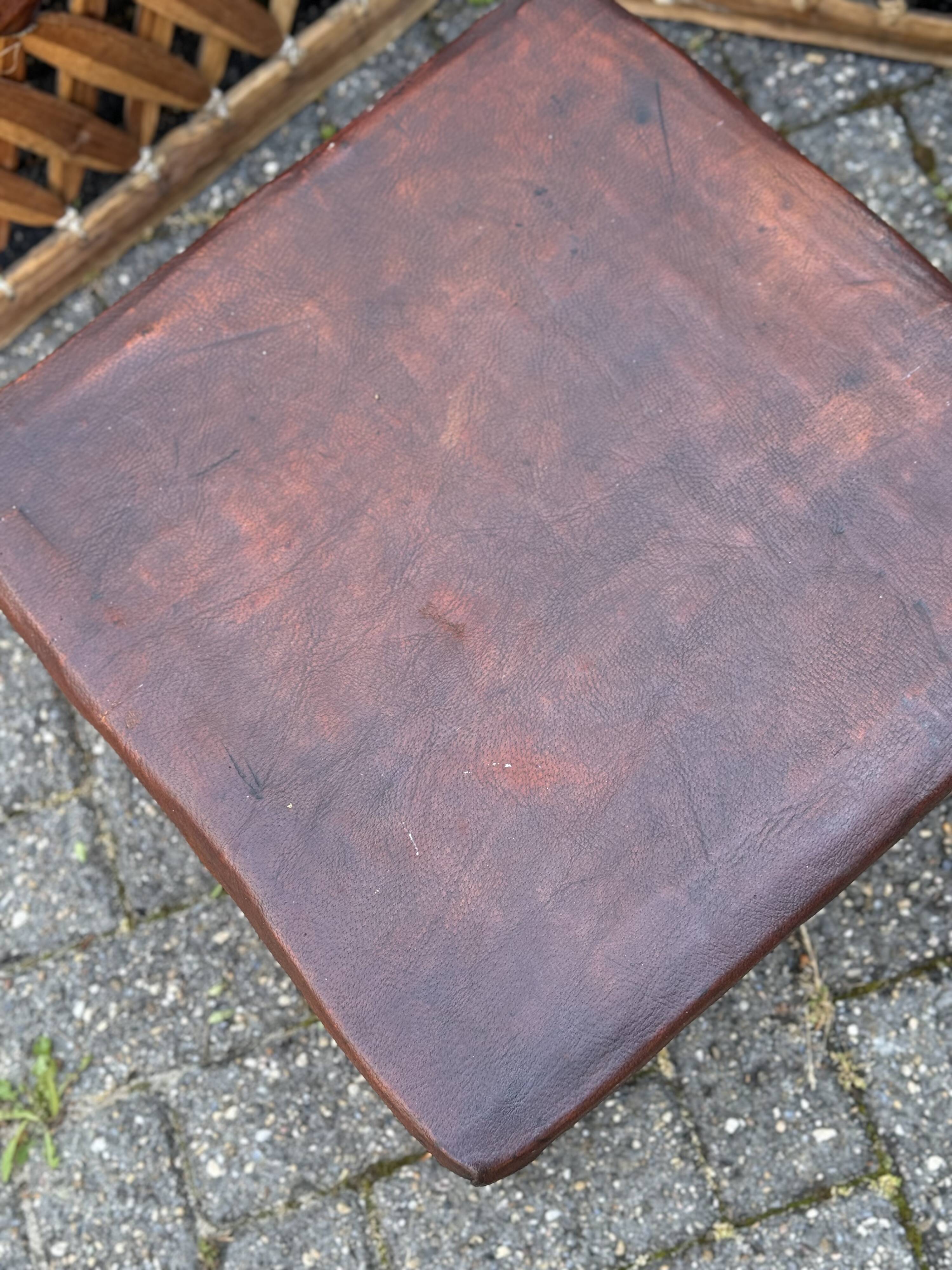 Vintage Mexican Equipale chairs and table