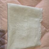 Monogram linen tai