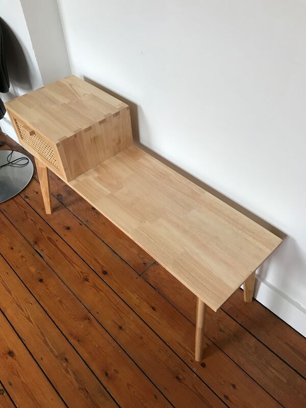 Meuble avec cannage