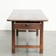Antique oak dining table from the 18th century for 6 to 8 people