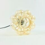 Mid-Century Modern Bubble Glass & Brass Ceiling Light by H. Tynell, 1960s