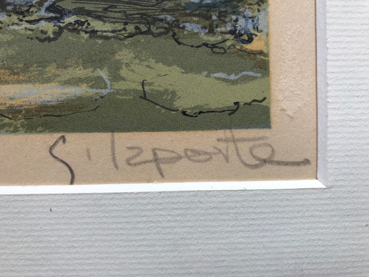 Wild coast. lithograph signed by georges laporte (1926-2000)