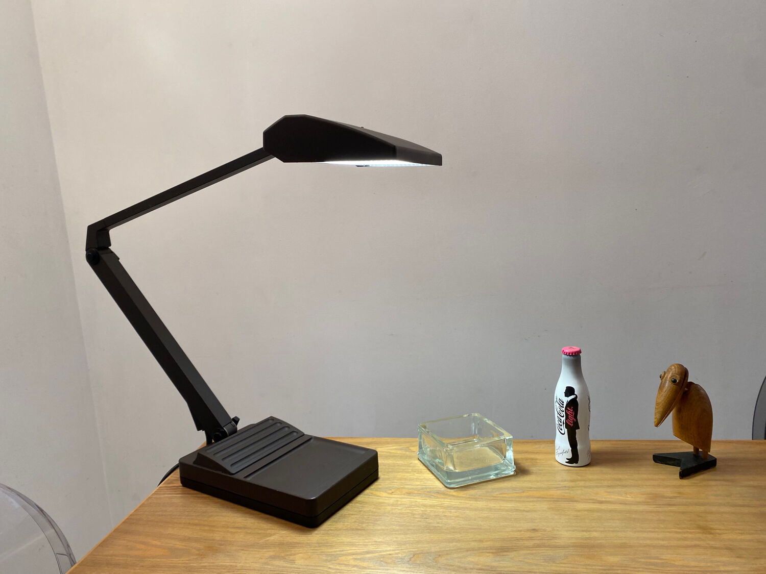 Neon desk lamp Waldmann TL 111 vintage 80s