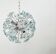 Mid century glass sputnik chandelier, 1970s
