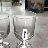 Villeroy and Boch crystal glassware set, square base model