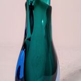 Murano vase with sliced neck by Flavio Poli