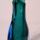 Murano vase with sliced neck by Flavio Poli