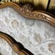 Upholstered bed in Louis XV style