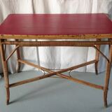 Bamboo and leather console