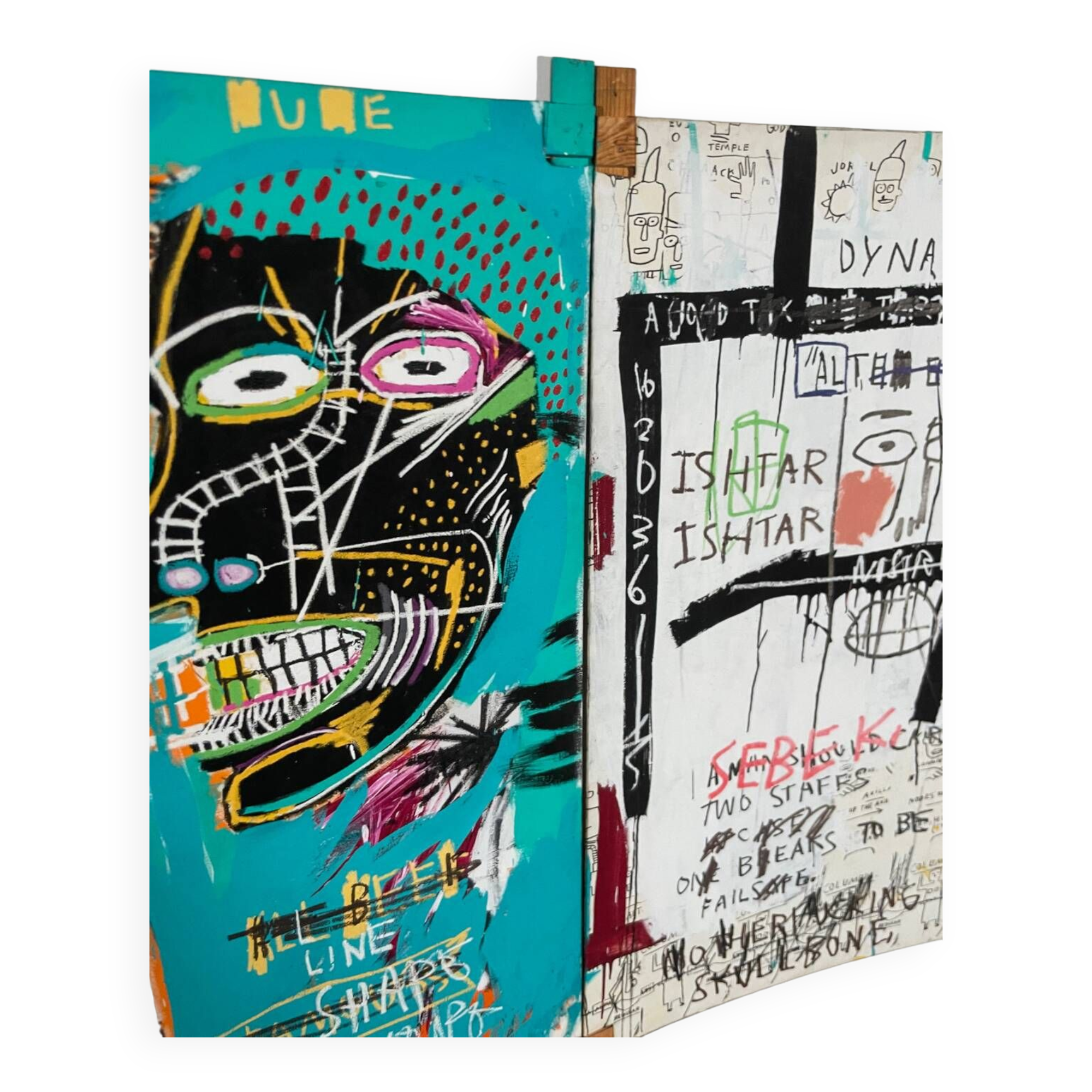 Jean Michel Basquiat (1960-1988), Ishatar 1983, publié par King McGaw, sous licence Arestar New York