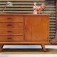 Buffet pieds compas française 1970