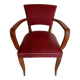 red bridge chair