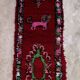 Red Boujad Moroccan rug - 337 x 93 cm