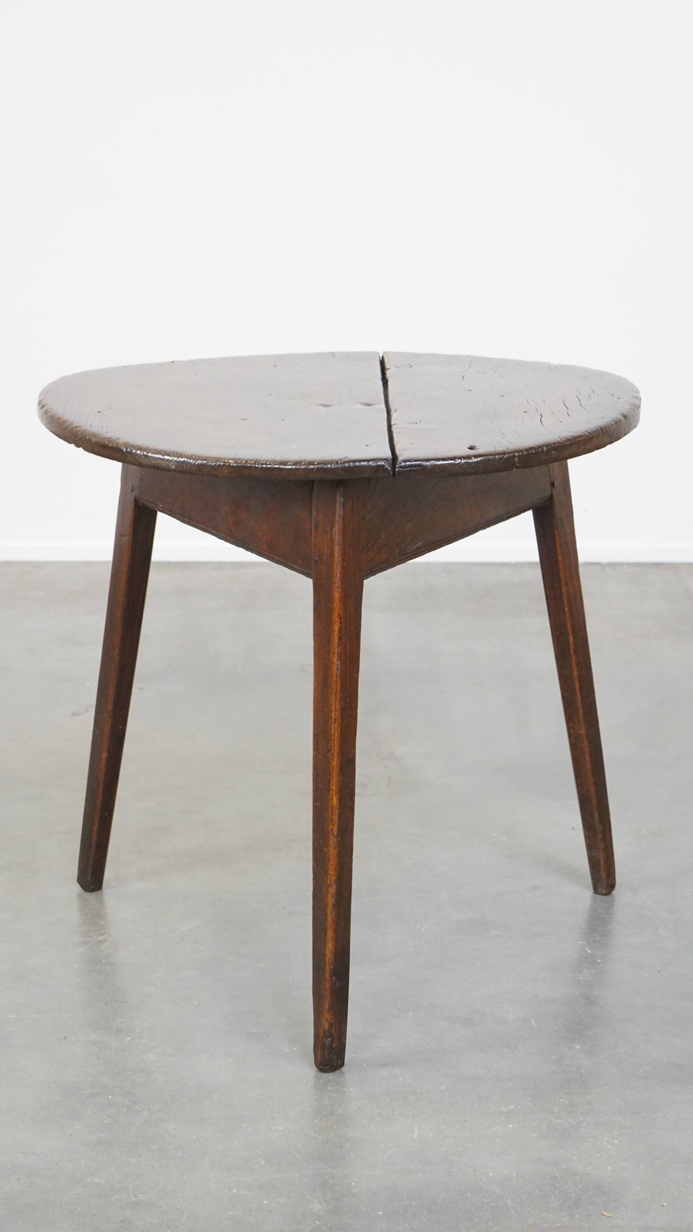 Antique English cricket table from the 18th century