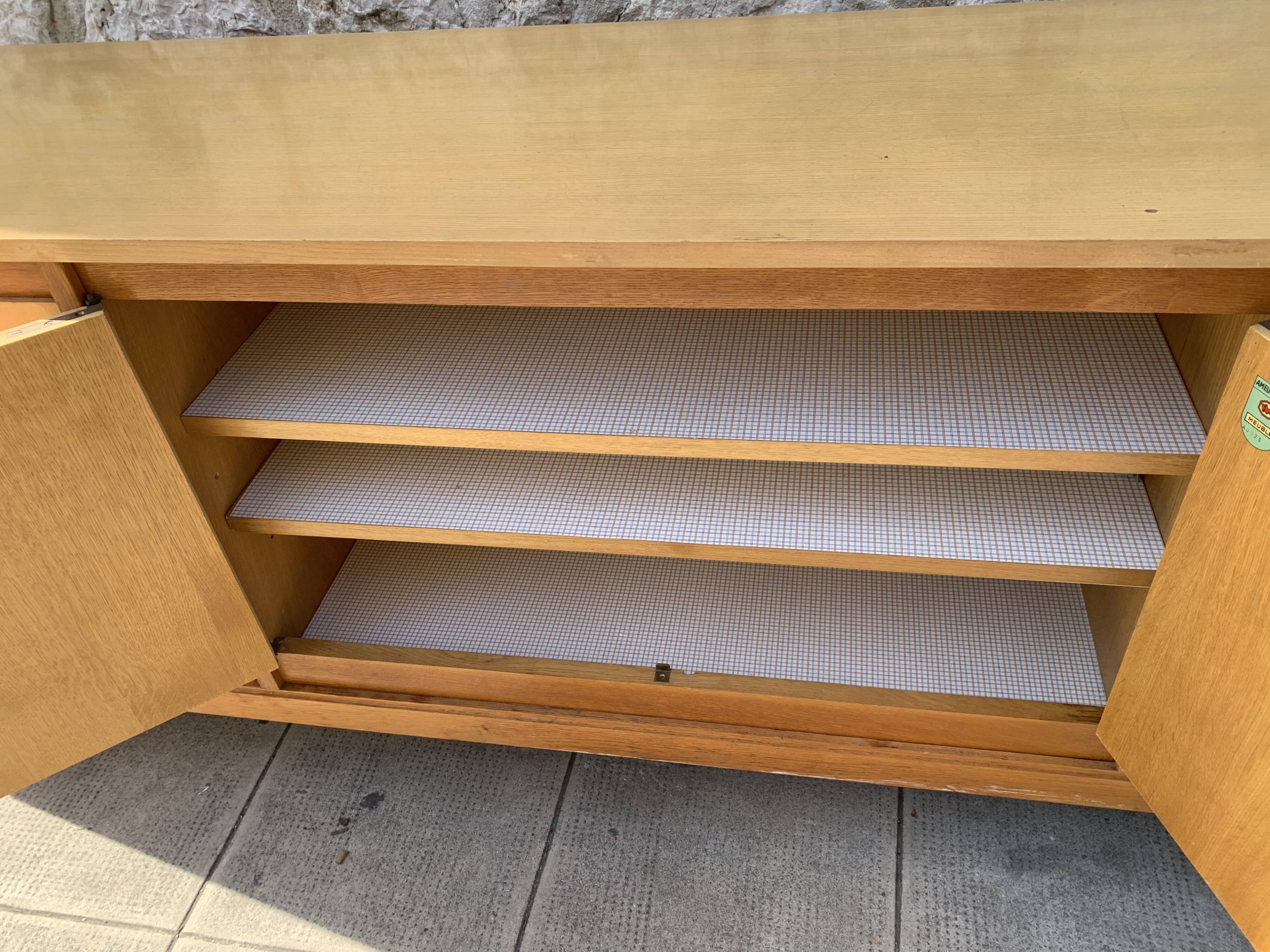 Vintage ash sideboard from the 1950s