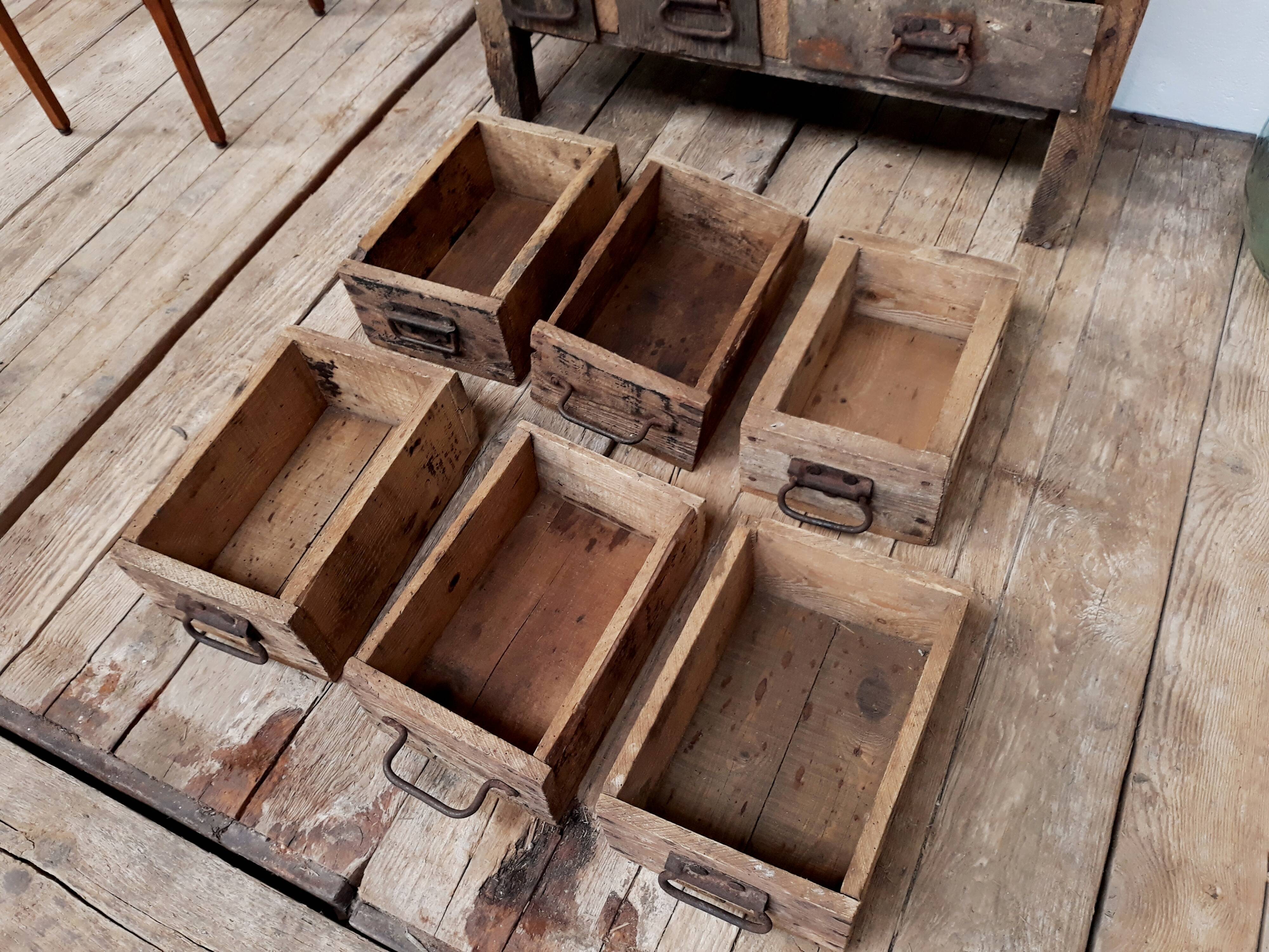 Craft cabinet with drawers
